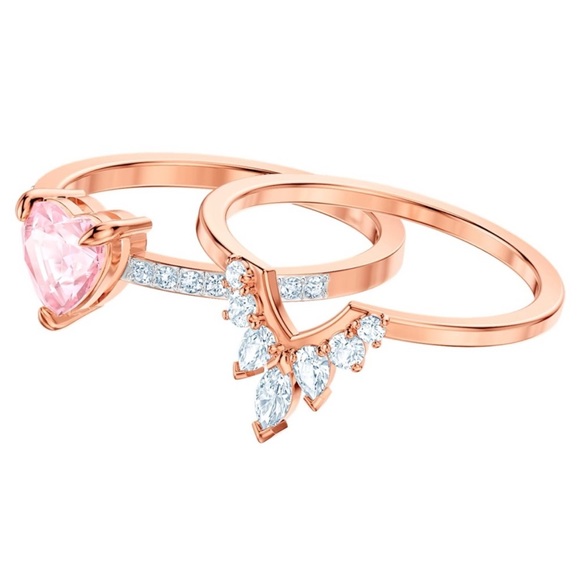 Swarovski Two Piece Ring Set - Picture 3 of 4